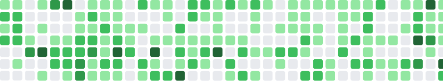 Scattered, inconsistent activity